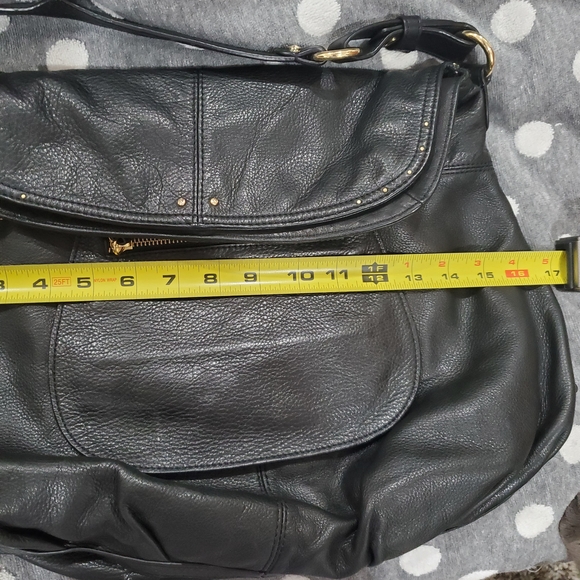 Elegant Black Leather Hayden Harnett Women's Bag - Picture 9 of 9